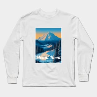 Mount Hood Oregon United States Ski Long Sleeve T-Shirt